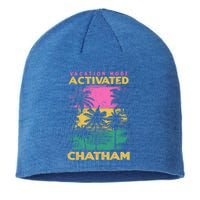 Massachusetts Vacation Mode Activated Chatham Funny Gift Sustainable Beanie