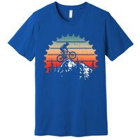 Mens Vintage Mountain Bike Tee Cycling Gear Mountain Biking Cool Gift Premium T-Shirt