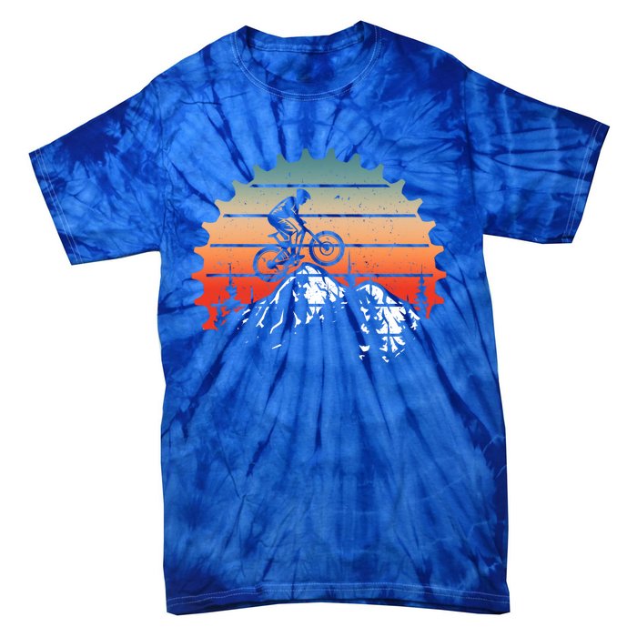 Mens Vintage Mountain Bike Tee Cycling Gear Mountain Biking Cool Gift Tie-Dye T-Shirt