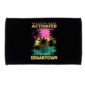 Massachusetts Vacation Mode Activated Edgartown Gift Microfiber Hand Towel