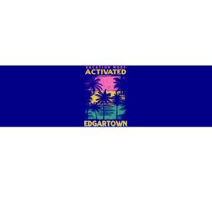 Massachusetts Vacation Mode Activated Edgartown Gift Bumper Sticker