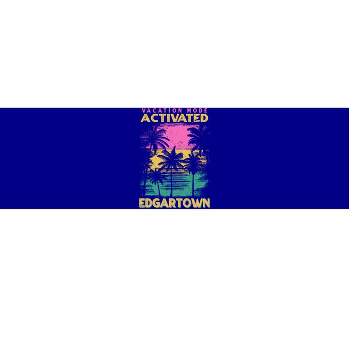 Massachusetts Vacation Mode Activated Edgartown Gift Bumper Sticker