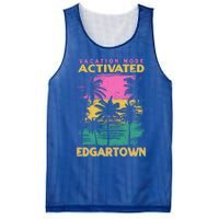 Massachusetts Vacation Mode Activated Edgartown Gift Mesh Reversible Basketball Jersey Tank