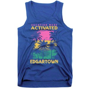 Massachusetts Vacation Mode Activated Edgartown Gift Tank Top