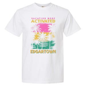 Massachusetts Vacation Mode Activated Edgartown Gift Garment-Dyed Heavyweight T-Shirt