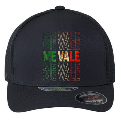 Me Vale Mexican Flag SPANISH SLANG Flexfit Unipanel Trucker Cap