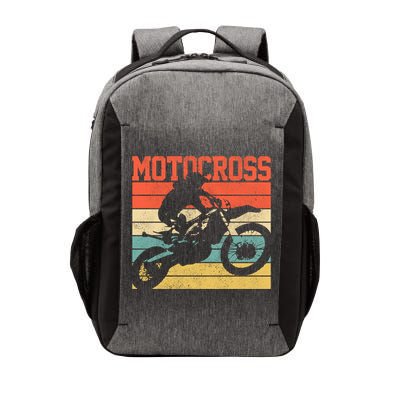 Motocross Vintage Mx Dirt Bike Motorcycle Enduro Biker Gift Cool Gift Vector Backpack
