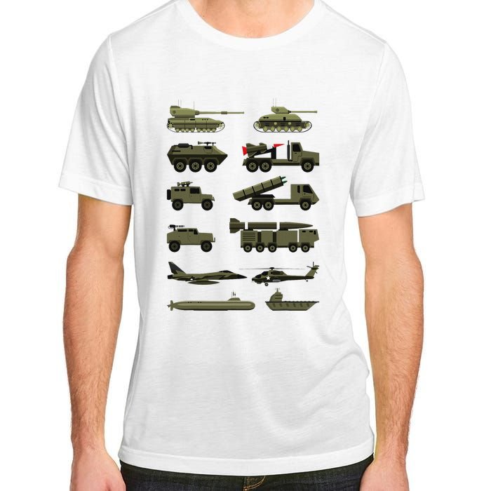 Military Vehicles Military Boy And Girl Tank Lover Adult ChromaSoft Performance T-Shirt