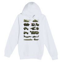 Military Vehicles Military Boy And Girl Tank Lover Premium Pullover Hoodie