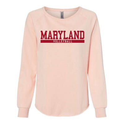 Maryland Volleyball Womens California Wash Sweatshirt