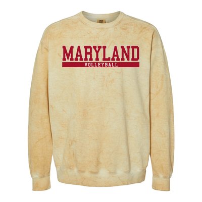 Maryland Volleyball Colorblast Crewneck Sweatshirt