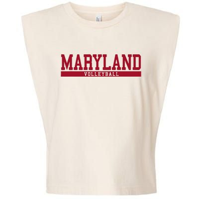 Maryland Volleyball Garment-Dyed Women's Muscle Tee