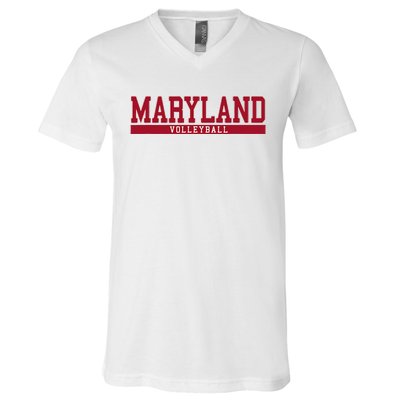 Maryland Volleyball V-Neck T-Shirt