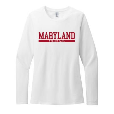 Maryland Volleyball Womens CVC Long Sleeve Shirt