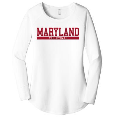 Maryland Volleyball Women's Perfect Tri Tunic Long Sleeve Shirt