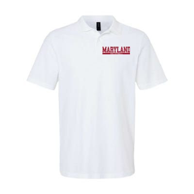 Maryland Volleyball Softstyle Adult Sport Polo