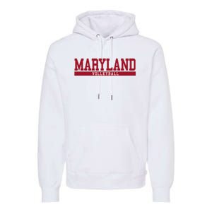 Maryland Volleyball Premium Hoodie