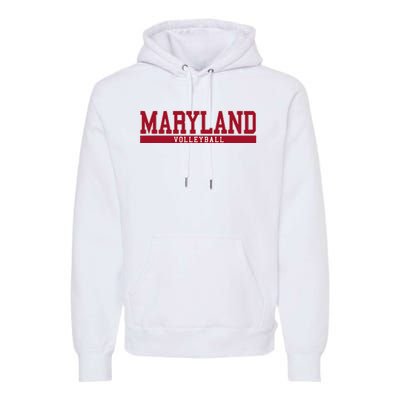 Maryland Volleyball Premium Hoodie