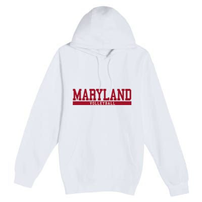 Maryland Volleyball Premium Pullover Hoodie