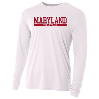 Maryland Volleyball Cooling Performance Long Sleeve Crew