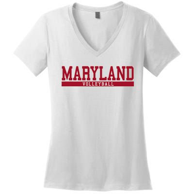 Maryland Volleyball Women's V-Neck T-Shirt