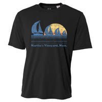 MarthaS Vineyard Ma Sailboat Cooling Performance Crew T-Shirt