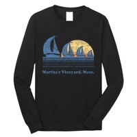 MarthaS Vineyard Ma Sailboat Long Sleeve Shirt