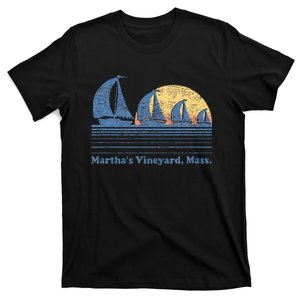 MarthaS Vineyard Ma Sailboat T-Shirt