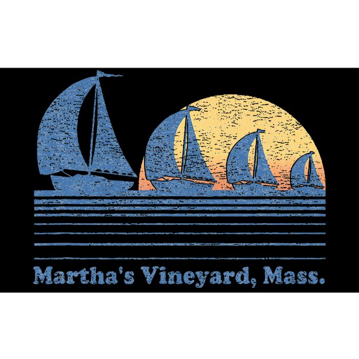 MarthaS Vineyard Ma Sailboat Bumper Sticker