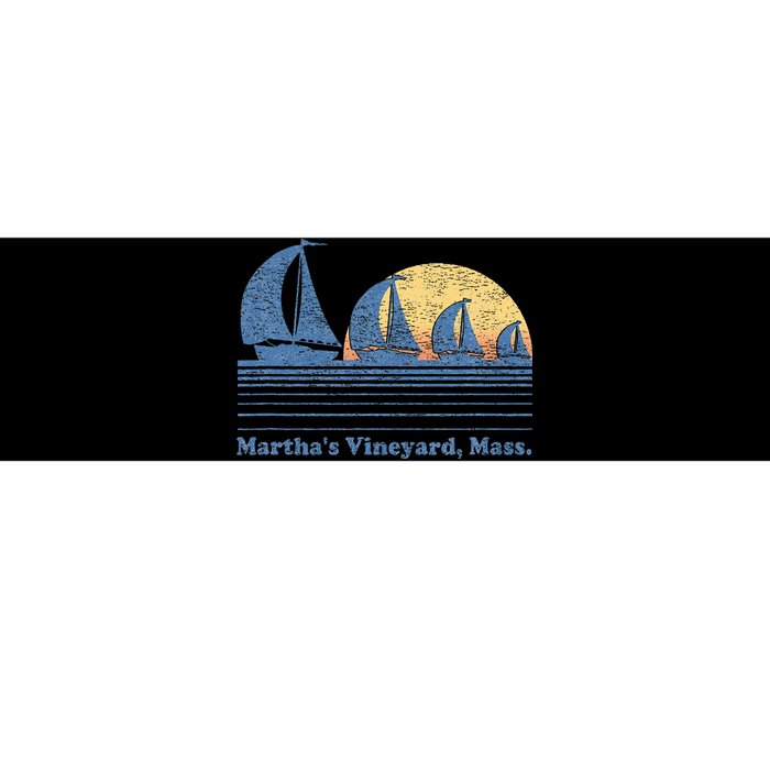 MarthaS Vineyard Ma Sailboat Bumper Sticker