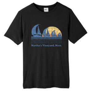 MarthaS Vineyard Ma Sailboat Tall Fusion ChromaSoft Performance T-Shirt