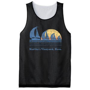 MarthaS Vineyard Ma Sailboat Mesh Reversible Basketball Jersey Tank