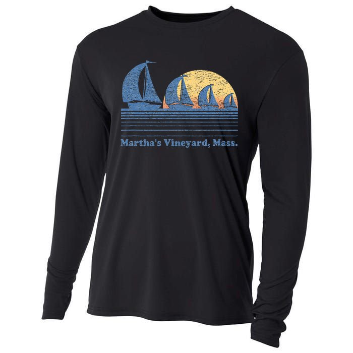 MarthaS Vineyard Ma Sailboat Cooling Performance Long Sleeve Crew