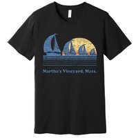 MarthaS Vineyard Ma Sailboat Premium T-Shirt