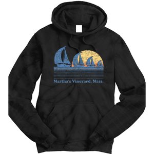 MarthaS Vineyard Ma Sailboat Tie Dye Hoodie