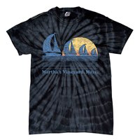 MarthaS Vineyard Ma Sailboat Tie-Dye T-Shirt