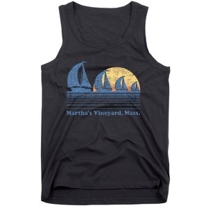 MarthaS Vineyard Ma Sailboat Tank Top