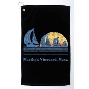 MarthaS Vineyard Ma Sailboat Platinum Collection Golf Towel