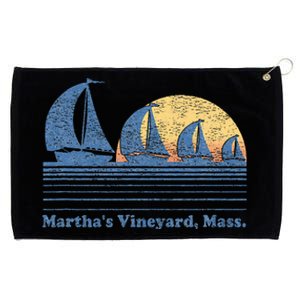 MarthaS Vineyard Ma Sailboat Grommeted Golf Towel