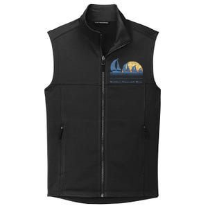 MarthaS Vineyard Ma Sailboat Collective Smooth Fleece Vest