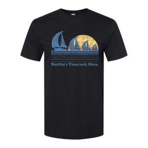 MarthaS Vineyard Ma Sailboat Softstyle CVC T-Shirt