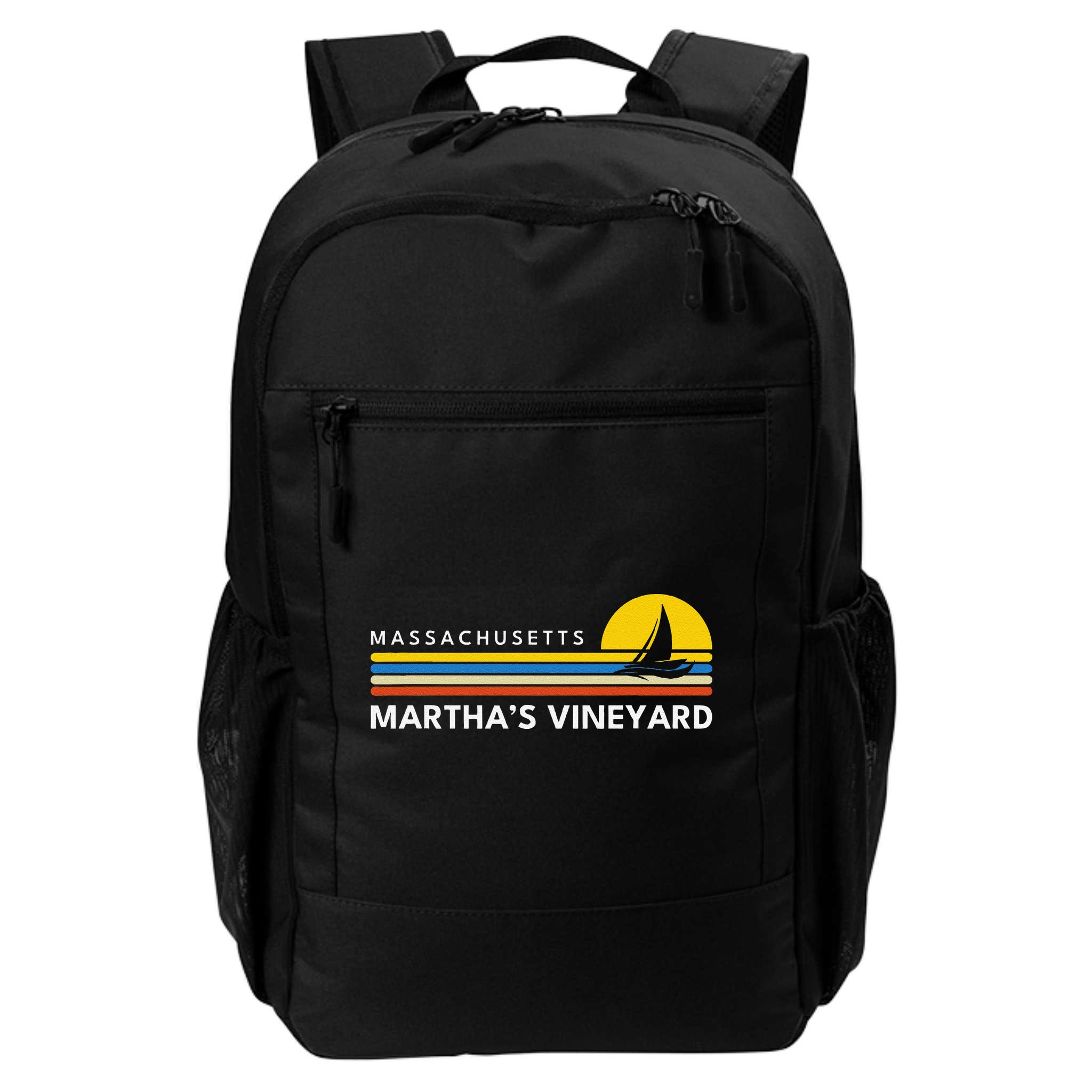 MarthaS Vineyard Massachusetts Ma Souvenirs Vintage Retro Backpack