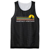 MarthaS Vineyard Massachusetts Ma Souvenirs Vintage Retro Mesh Reversible Basketball Jersey Tank