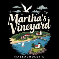 MarthaS Vineyard Massachusetts Scenic Island Illustration Cooling Performance Crew T-Shirt