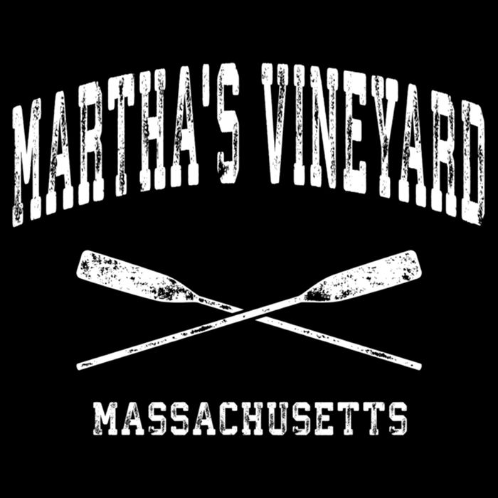Martha's Vineyard Massachusetts Vintage Nautical Crossed Oar Gift Toddler T-Shirt