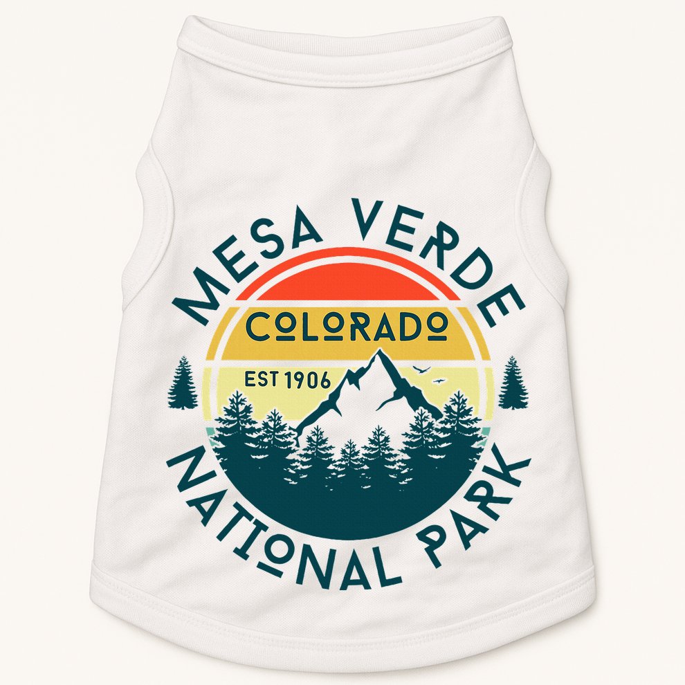 Mesa Verde National Park Colorado Nature Hiking Outdoors Doggie Tank