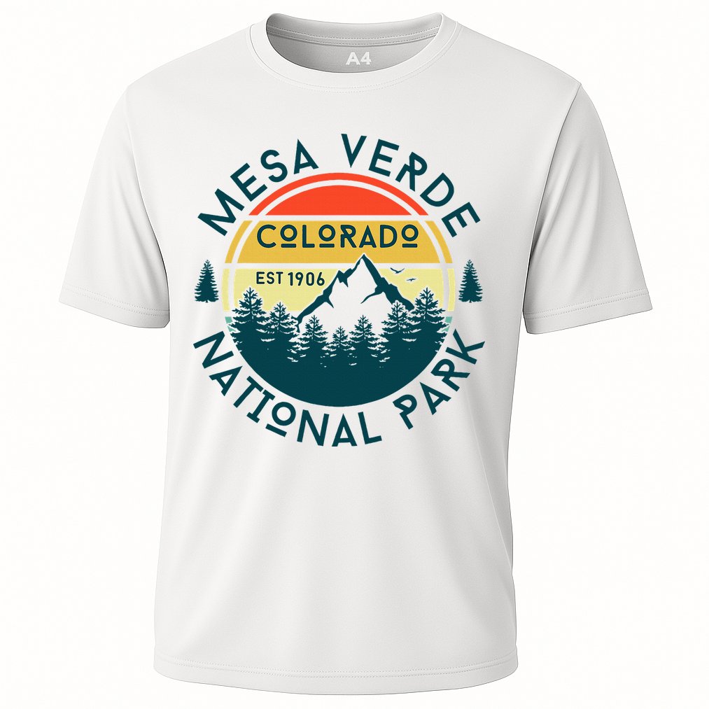Mesa Verde National Park Colorado Nature Hiking Outdoors Cooling Performance Crew T-Shirt
