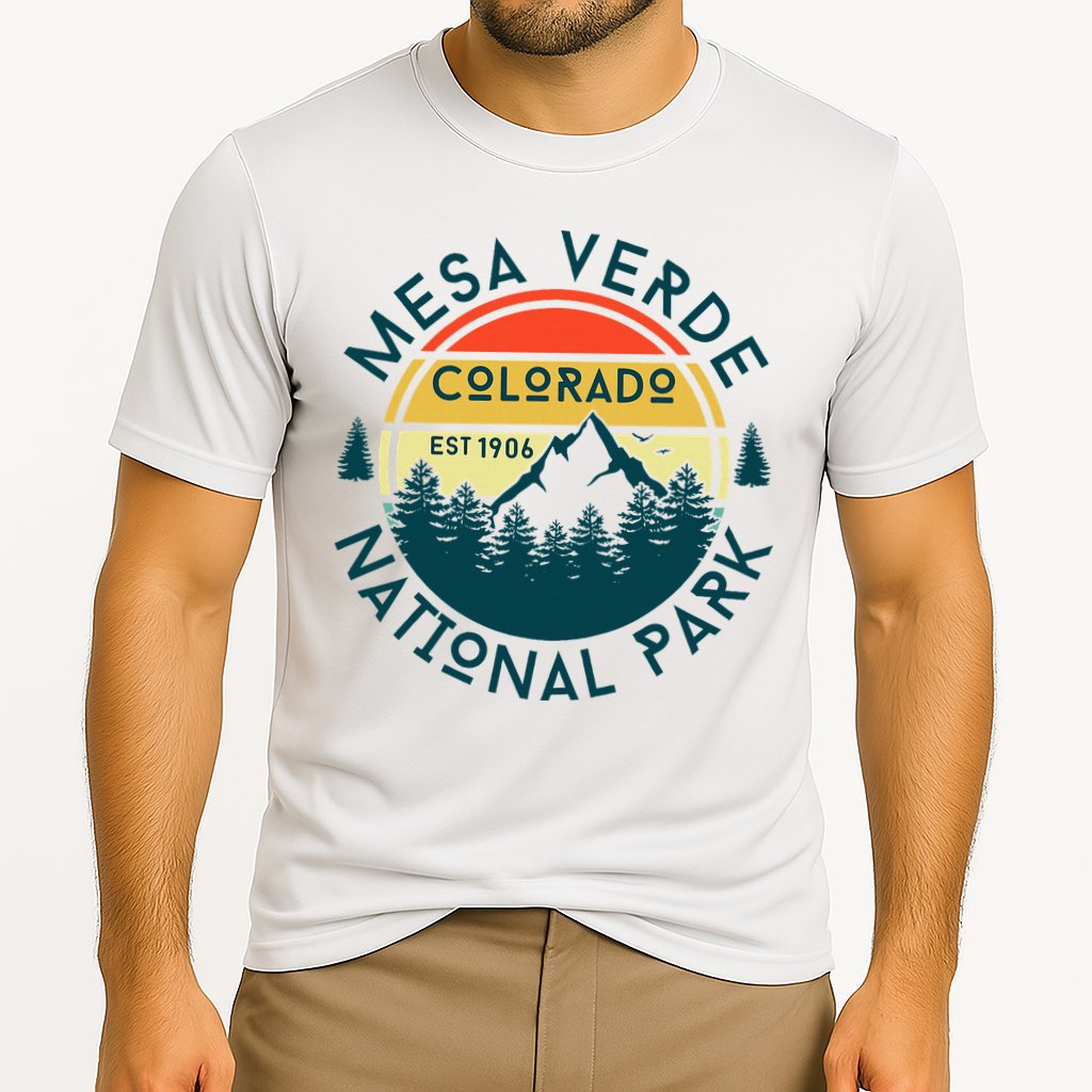 Mesa Verde National Park Colorado Nature Hiking Outdoors Cooling Performance Crew T-Shirt