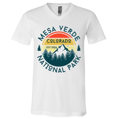 Mesa Verde National Park Colorado Nature Hiking Outdoors V-Neck T-Shirt