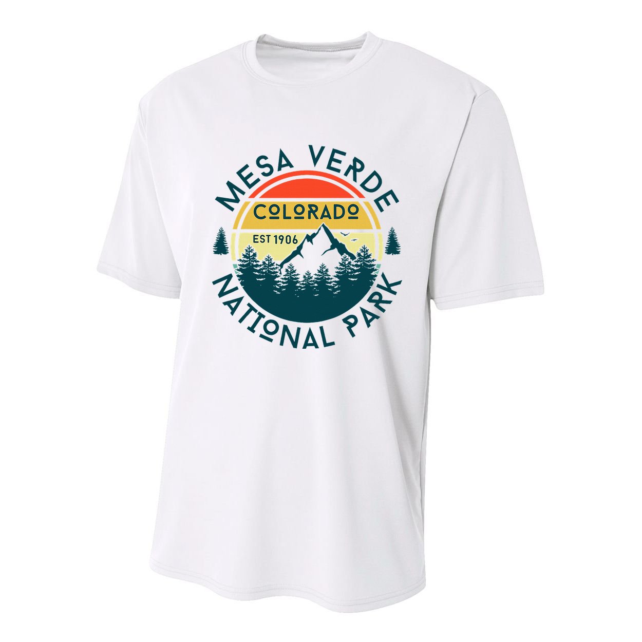 Mesa Verde National Park Colorado Nature Hiking Outdoors Youth Performance Sprint T-Shirt